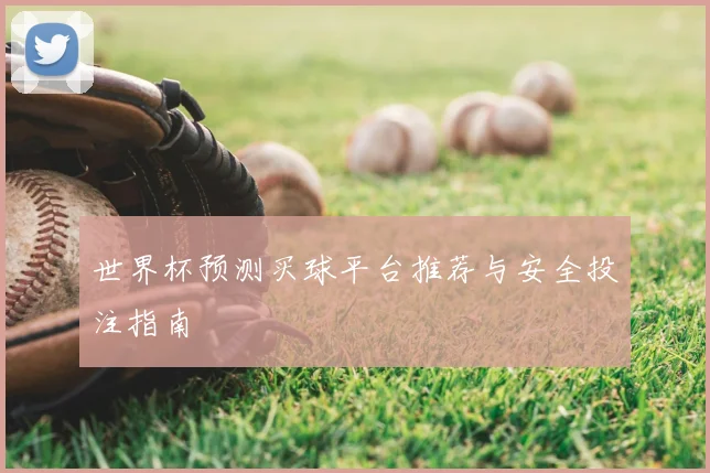 世界杯预测买球平台推荐与安全投注指南